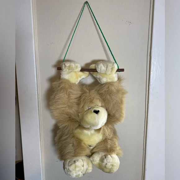 Other - NWT Circus Circus Hanging Monkey Plush Stuffed Animal Kids Wall Decor
